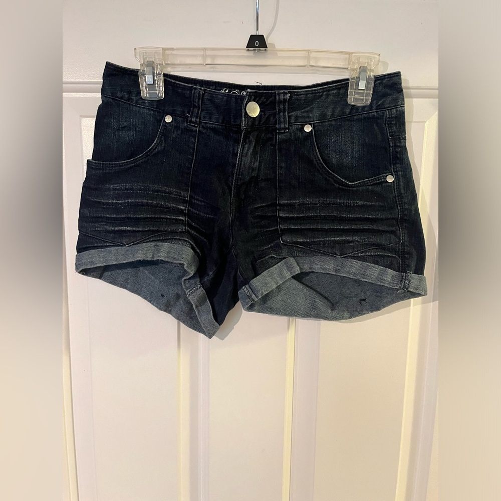 Express Dark Blue Denim Women's Shorts